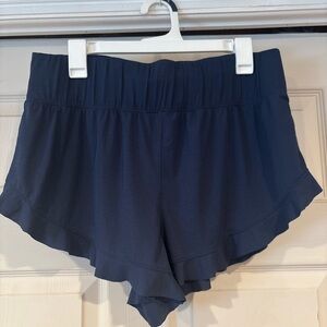 FP Movement by Free People Midnight Blue High Waist Shorts